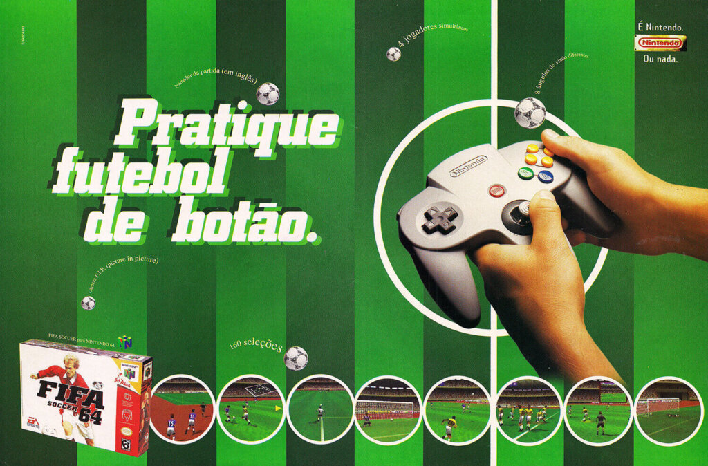 Propaganda FIFA 64 - SuperGamePower 39 - 1997