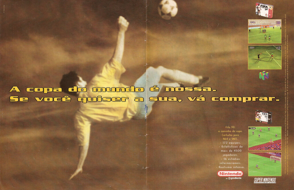 Propaganda FIFA 98 - SuperGamePower 48 - 1998