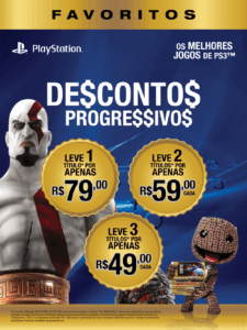 Propaganda Favoritos PS3 - PlayStation 199 - 2014