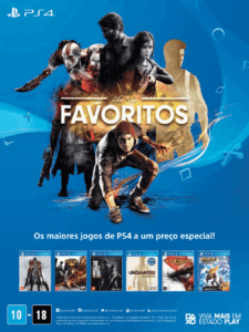 Propaganda Favoritos PlayStation - Game Informer 04 - 2016