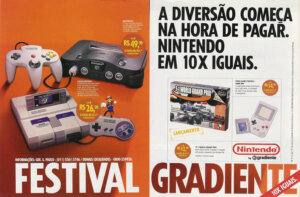 Propaganda Festival Gradiente - Nintendo World 01 - 1998