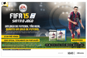 Propaganda FIFA 15 (Saraiva) - Revista PlayStation 195 - 2014