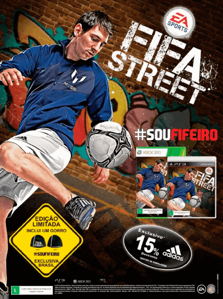 Propaganda Fifa Street - Revista FIFA Street - 2012