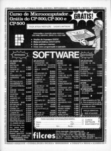 Propaganda Filcres - Micro Sistemas 24 - 1983