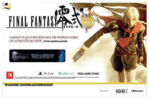 Propaganda Final Fantasy Type-0 HD (Saraiva) - Revista Oficial Xbox 105 - 2015
