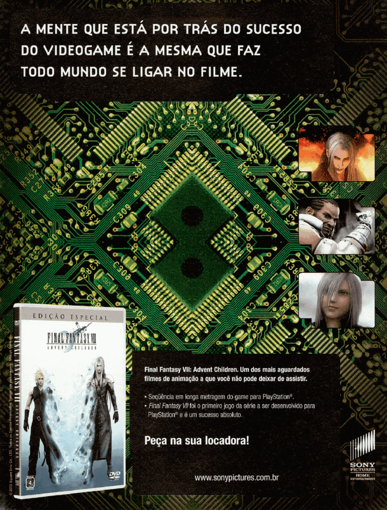 Propaganda Final Fantasy VII Advent Children - Game Master 17 - 2006