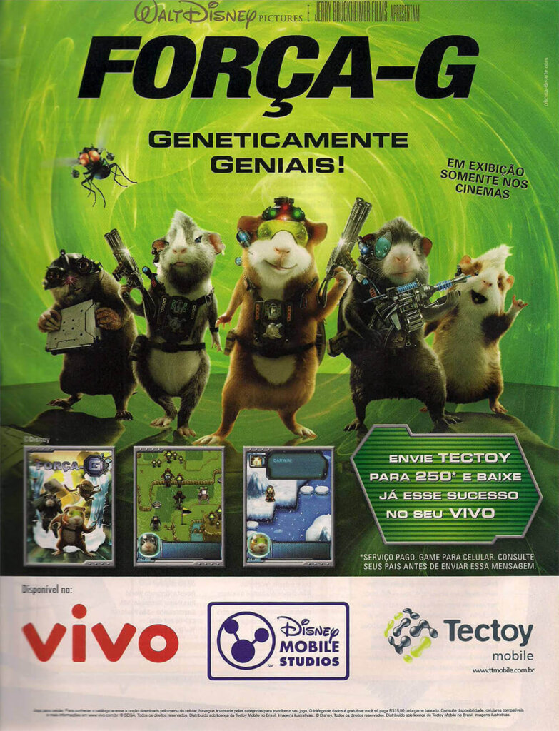 Propaganda Força-G - Nintendo World 127 - 2009