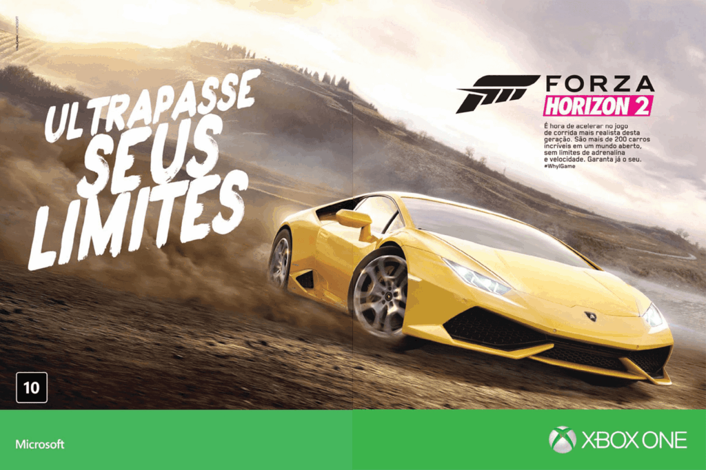 Propaganda Forza Horizon 2 - Revista Oficial Xbox 100 - 2014