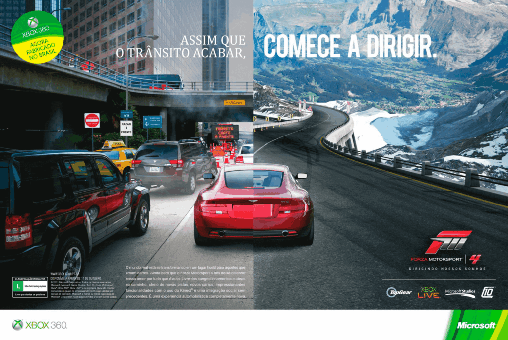 Propaganda Forza Motorsport 4 - Xbox 360 60 - 2011