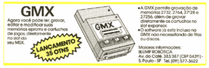 Propaganda GMX - MSX Micro 17 - 1988