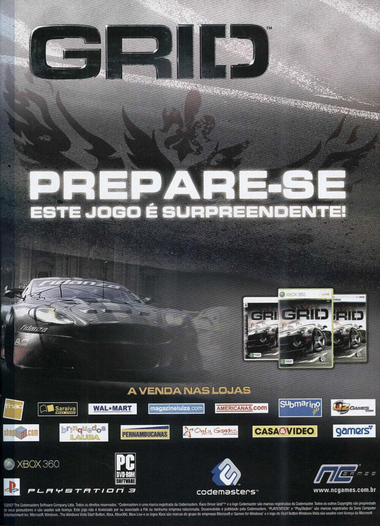 Propaganda GRID - Dicas & Truques para PlayStation 114 - 2008