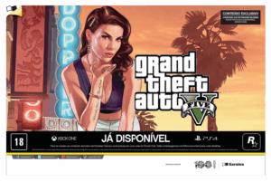 Propaganda GTA 5 (Saraiva) - Revista PlayStation 199 - 2014