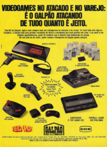 Propaganda Galpão dos Eletrônicos - VideoGame 08 - 1991