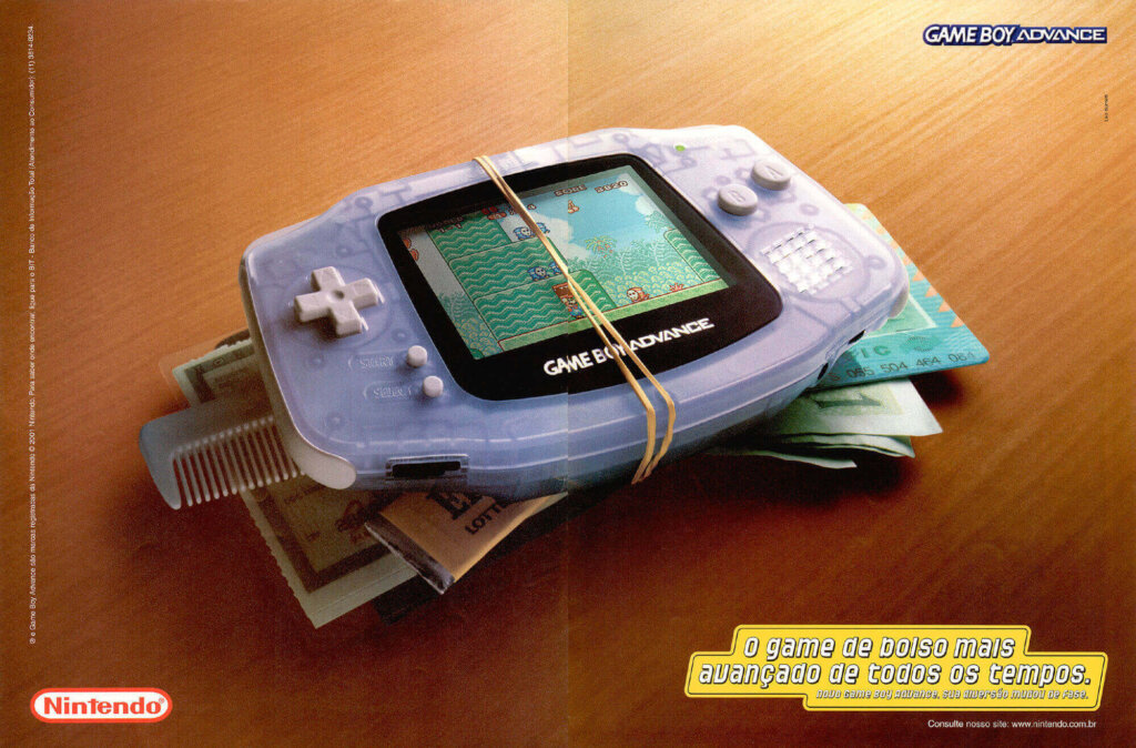 Propaganda Game Boy Advance - Nintendo World 35 - 2001
