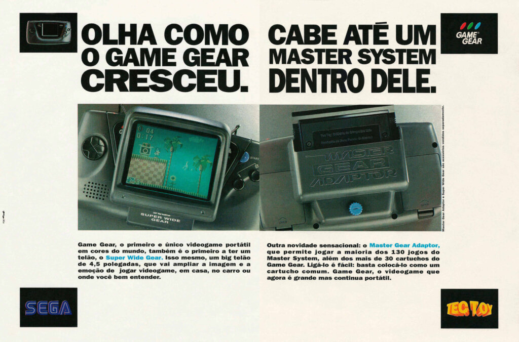 Propaganda Game Gear - Ação Games 41 - 1993