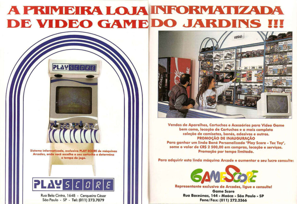 Propaganda GameScore - Ação Games 42 - 1993