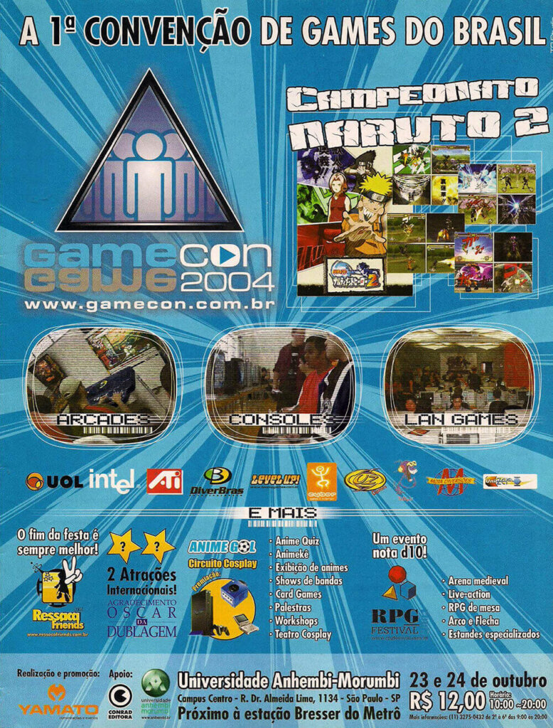 Propaganda Gamecon - Nintendo World 74 - 2004