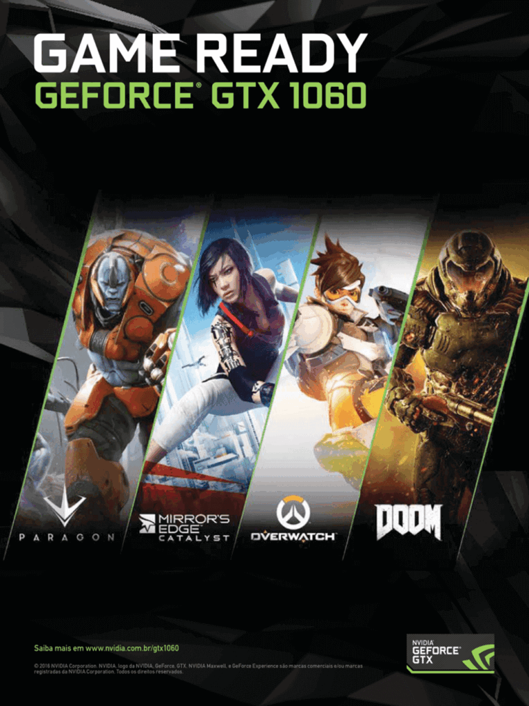 Propaganda GeForce GTX 1060 - Game Informer 02 - 2016