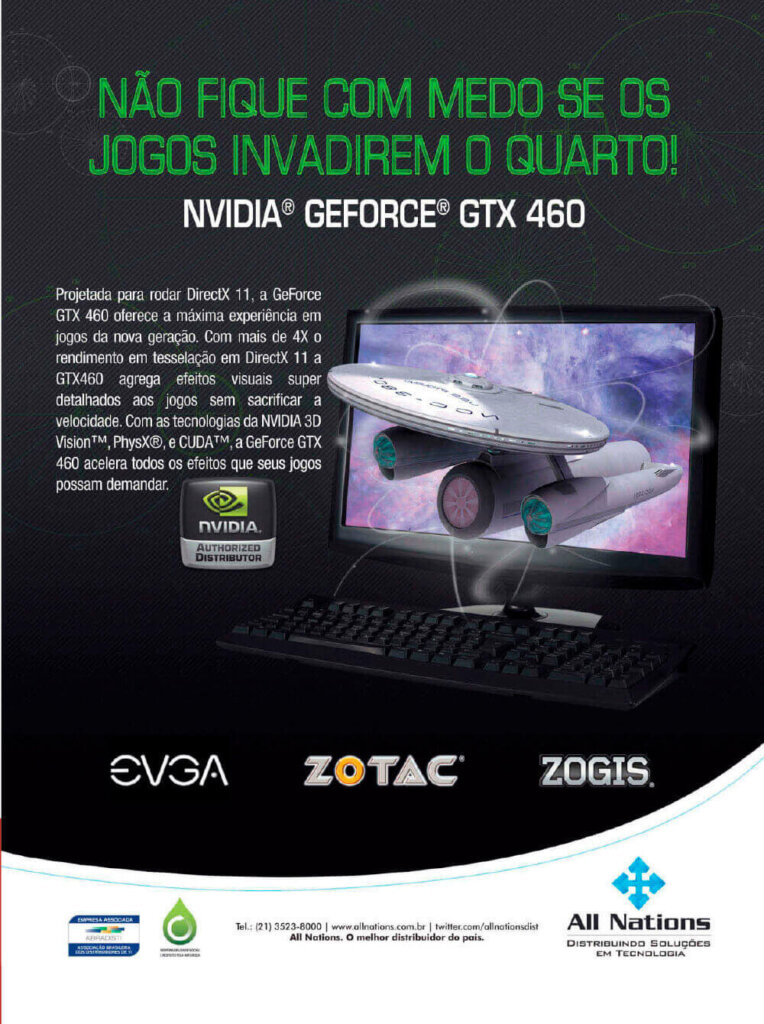 Propaganda GeForce GTX 460 - PC & Cia 93 - 2010