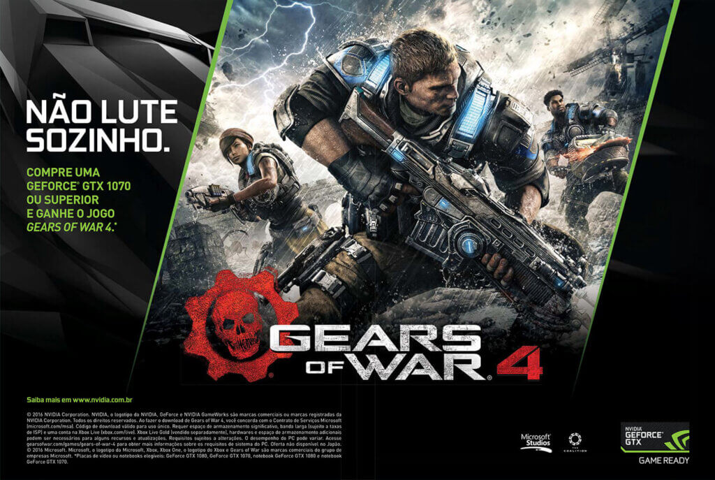 Propaganda Gears of War 4 - Revista PlayStation 224 - 2016