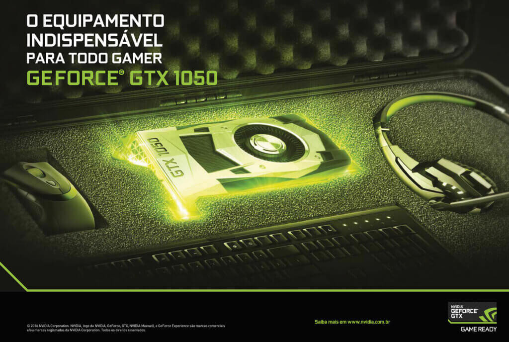 Propaganda Geforce GTX 1050 - Revista PlayStation 225 - 2016