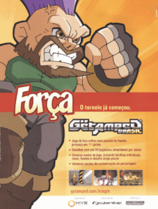 Propaganda GetAmped - EGM Brasil 75 - 2008