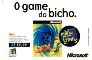 Propaganda Gex - Ação Games 110 - 1996