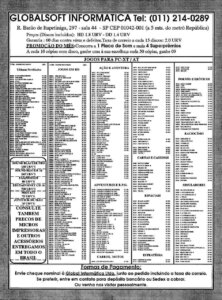 Propaganda Globalsoft - Micro Sistemas 139 - 1994