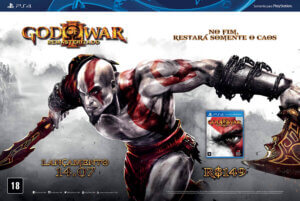 Propaganda God of War 3 Remasterizado - Revista Oficial do Brasil 207 - 2015