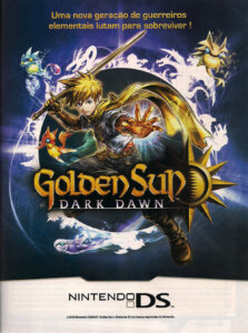 Propaganda Golden Sun Dark Dawn - Nintendo World 140 - 2010