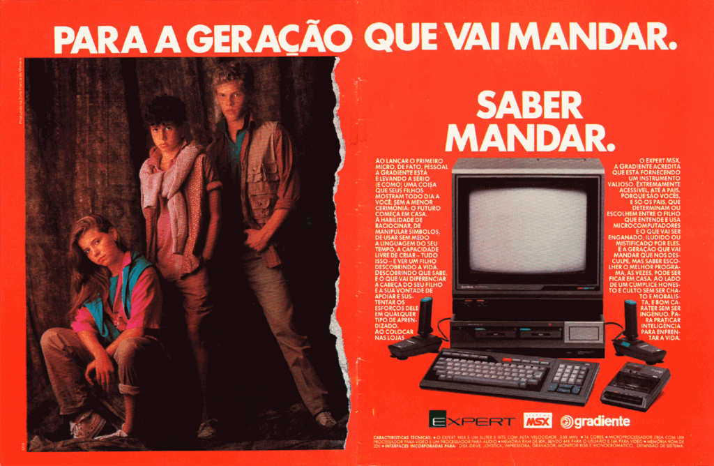 Propaganda Gradiente - MSX Micro 07 - 1986