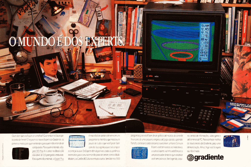 Propaganda Gradiente - MSX Micro 23 - 1989