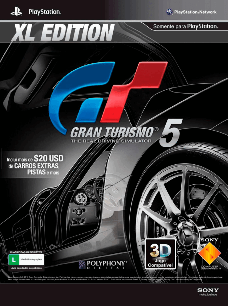Propaganda Gran Turismo 5 - Revista PlayStation 163 - 2012