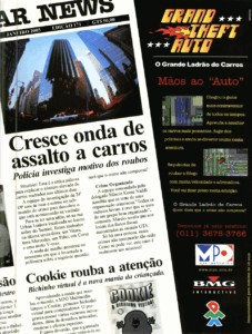 Propaganda Grand Theft Auto - Revista do CD-Rom 30 - 1998