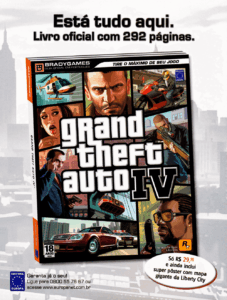 Propaganda Guia Oficial GTA IV - Game Master 42 - 2008