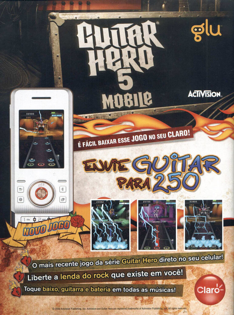 Propaganda Guitar Hero 5 Mobile - Dicas & Truques para PlayStation 131 - 2009
