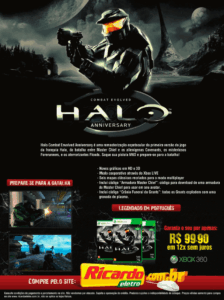 Propaganda Halo Anniversary (Ricardo Eletro) - Xbox 360 61 - 2011