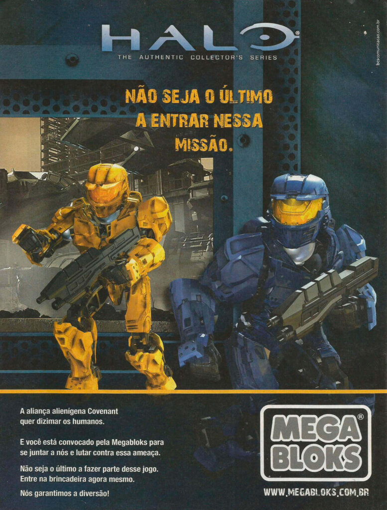 Propaganda Halo (Mega Bloks) - Revista Recreio 581 - 2011