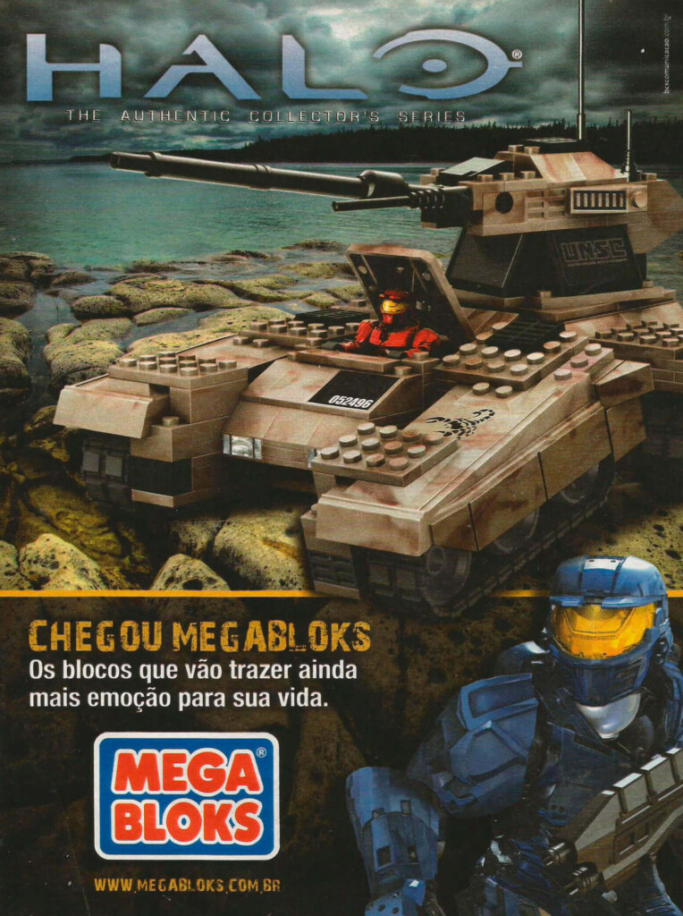 Propaganda Halo (Mega loks) - Revista Recreio 537 - 2010