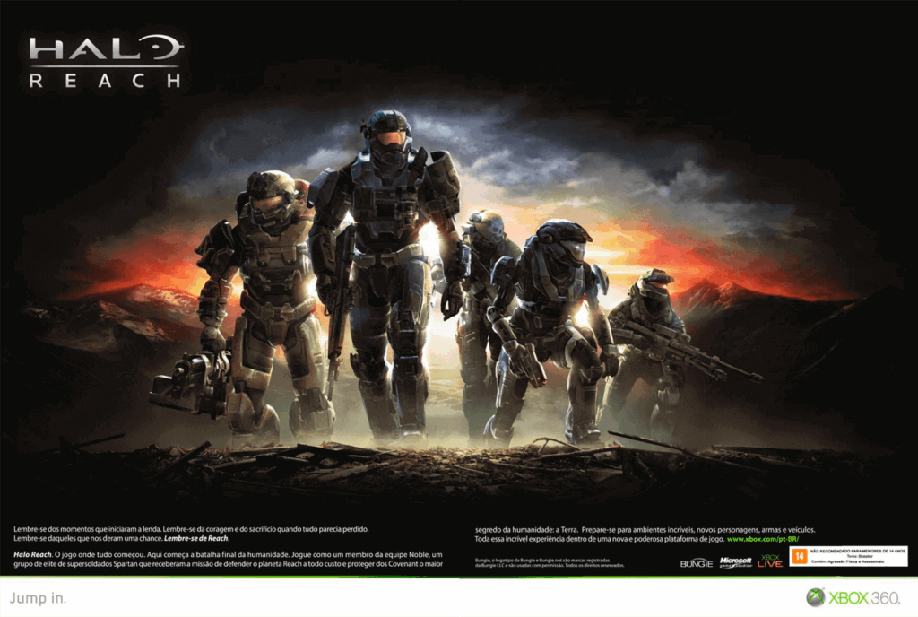 Propaganda Halo Reach - Xbox 360 58 - 2011