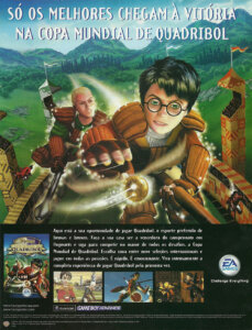 Propaganda Harry Potter Copa Mundial de Quadribol - Nintendo World 64 - 2003