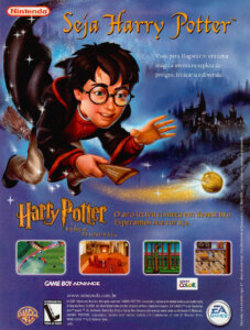 Propaganda Harry Potter - Nintendo World 40 - 2001