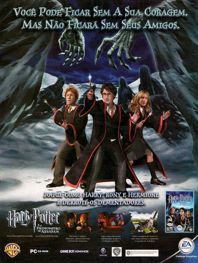 Propaganda Harry Potter e o Prisioneiro de Azkaban - Nintendo World 71 - 2004
