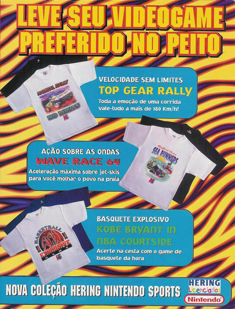Propaganda Hering - Nintendo World 01 - 1998