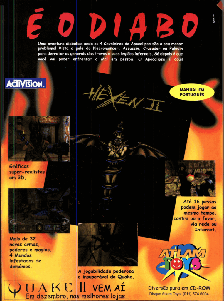 Propaganda Hexen II - Revista do CD-Rom 29 - 1997