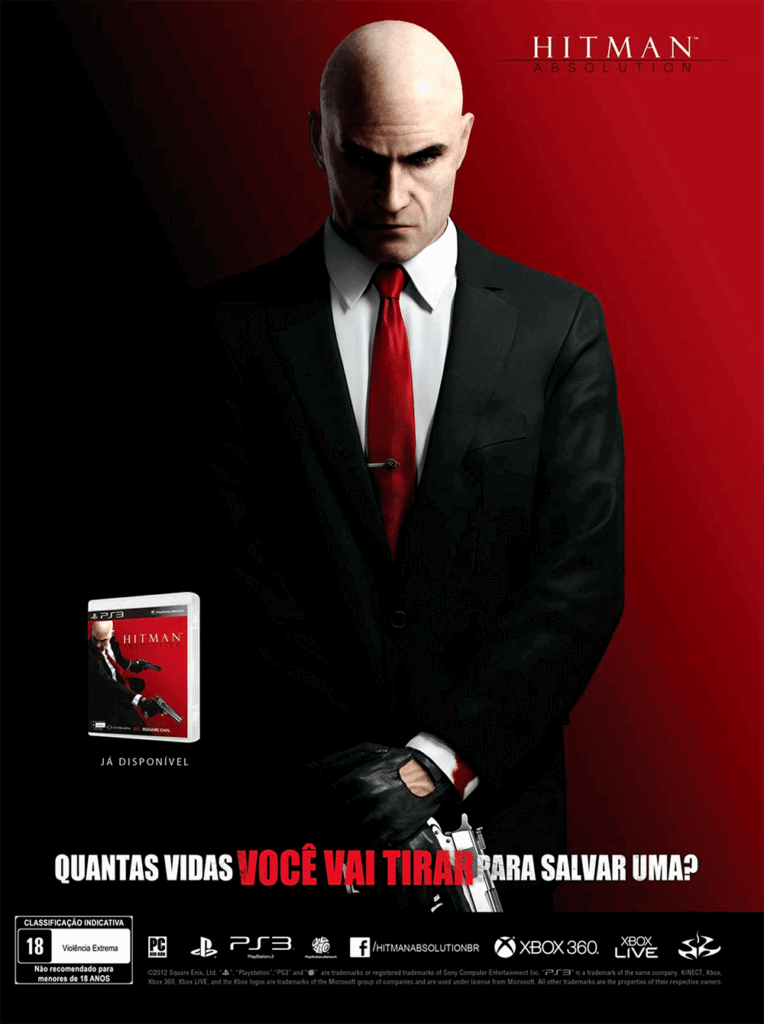 Propaganda Hitman Absolution - Revista PlayStation 170 - 2013