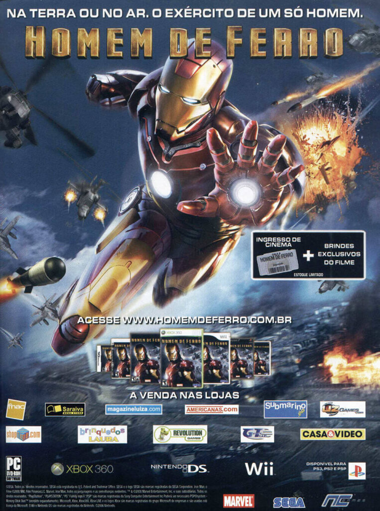 Propaganda Homem de Ferro - Dicas & Truques para PlayStation 112 - 2008
