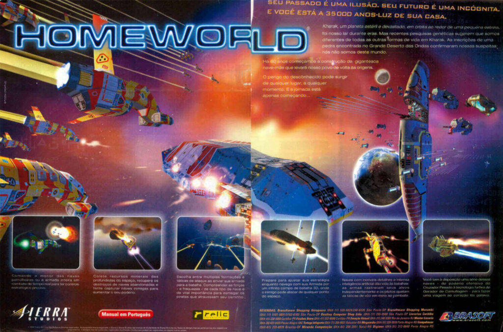 Propaganda Homeworld - Senha PC 07 - 1999