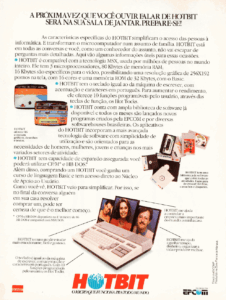 Propaganda Hotbit - MSX Micro 01 - 1985