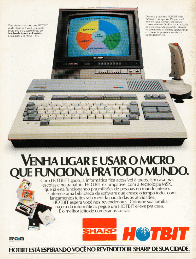 Propaganda Hotbit - MSX Micro 02 - 1986